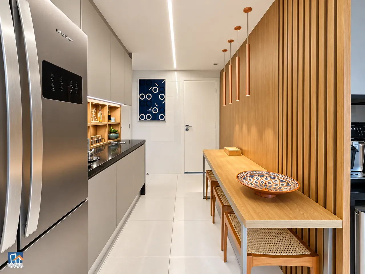 Apartment on the 30th floor with a dishwasher — photo 19