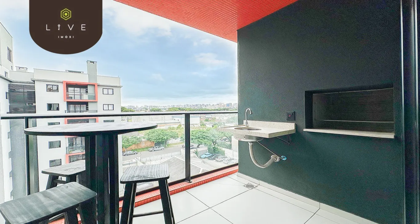 49 m² studio on the 6th floor with open-plan kitchen