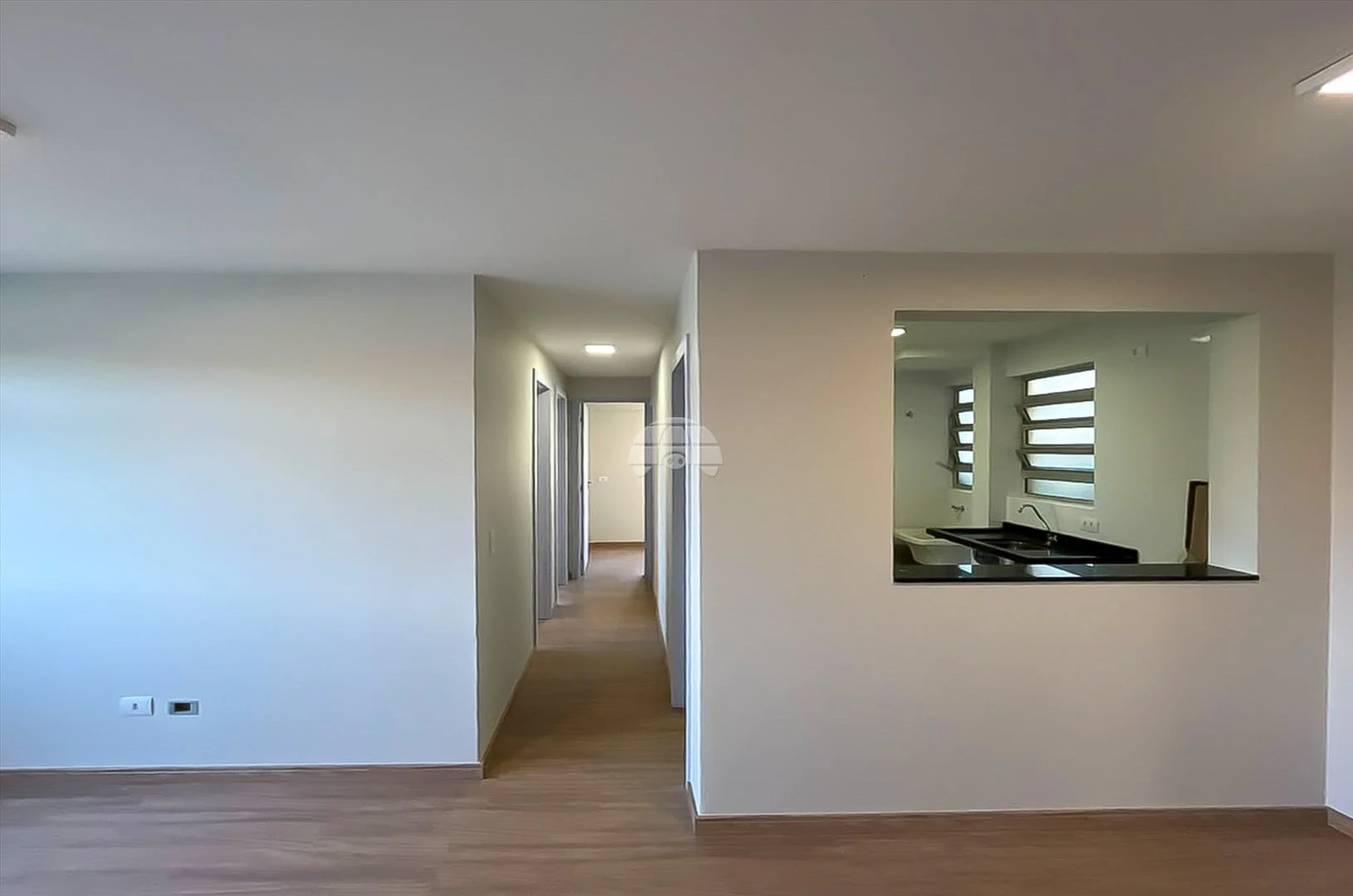 Wood or laminate floors in a 3-bedroom apartment, 50 m² — photo 15