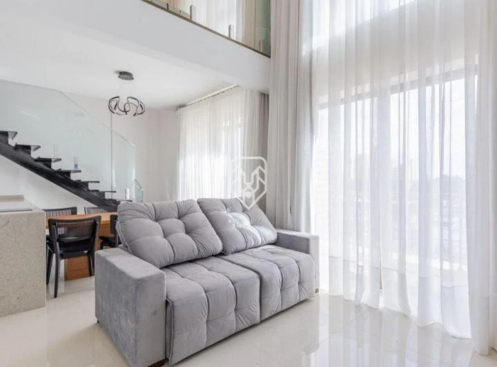 Furnished 112 m² apartment with 1 suite and 1 parking spot