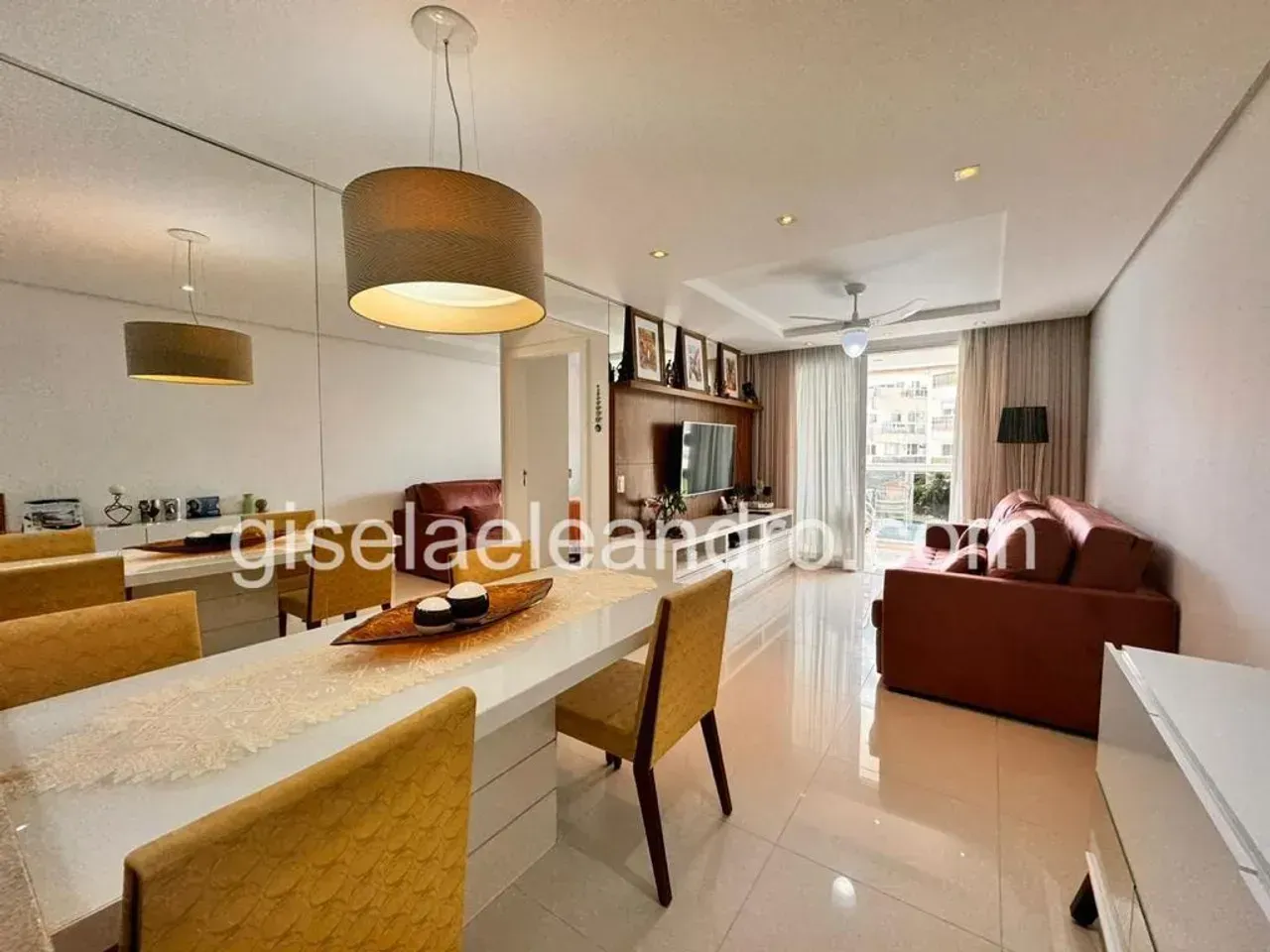 Furnished apartment with open-plan kitchen and 2 bedrooms
