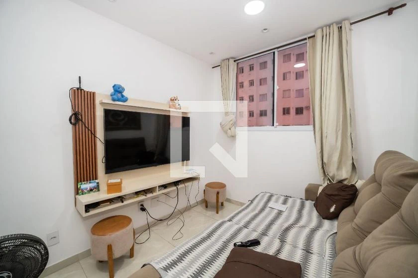 Washing machine in a 2-bedroom apartment, 39 m²