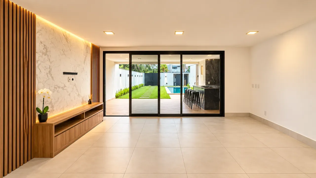 House, 360 m², with floor-to-ceiling windows — photo 8