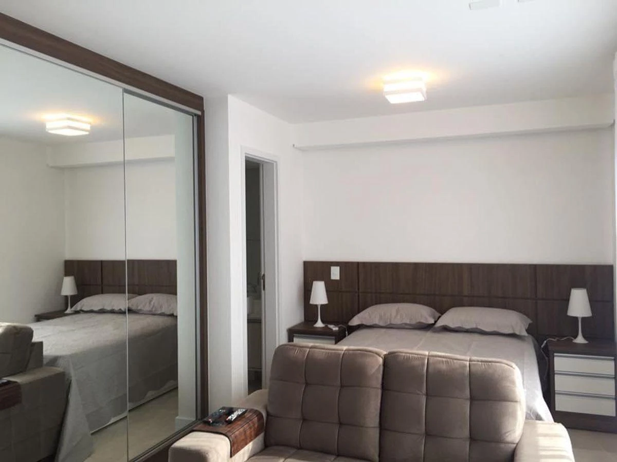 Apartamento mobiliado com cozinha americana e ar-condicionado — photo 7