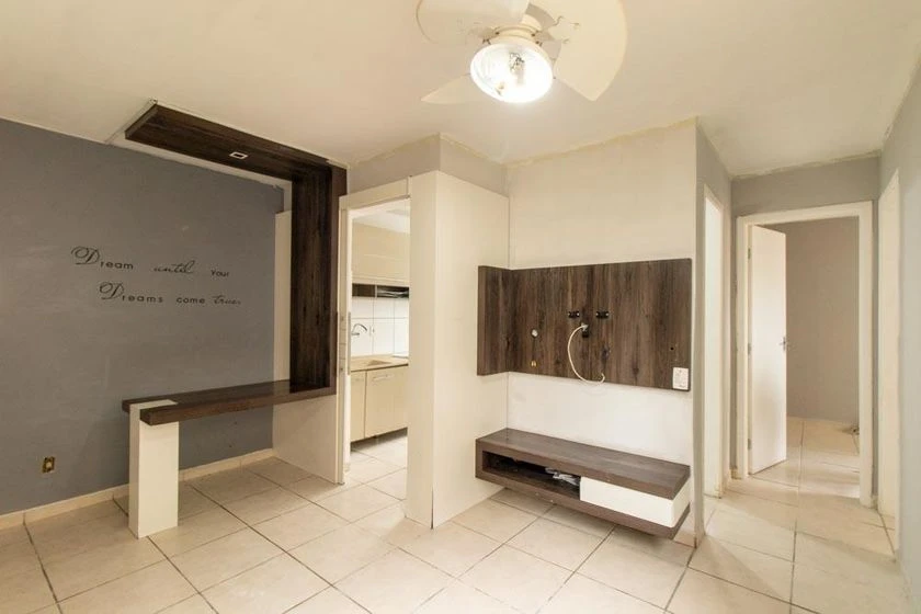 Rental apartment with 2 bedrooms and an open kitchen