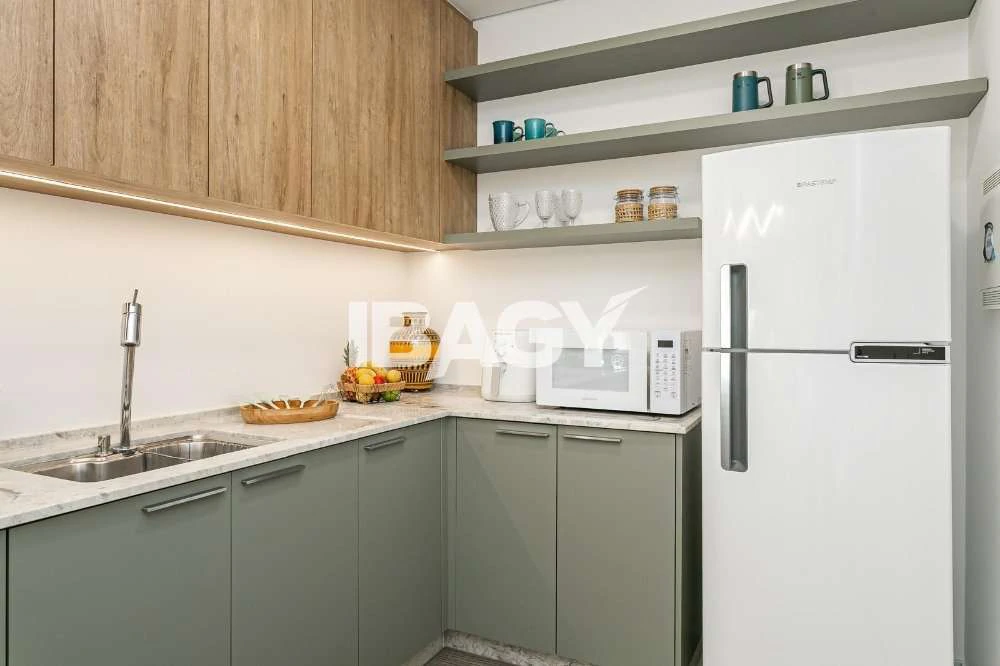Studio com 1 quarto e 1 banheiro, cozinha aberta a gás — photo 3