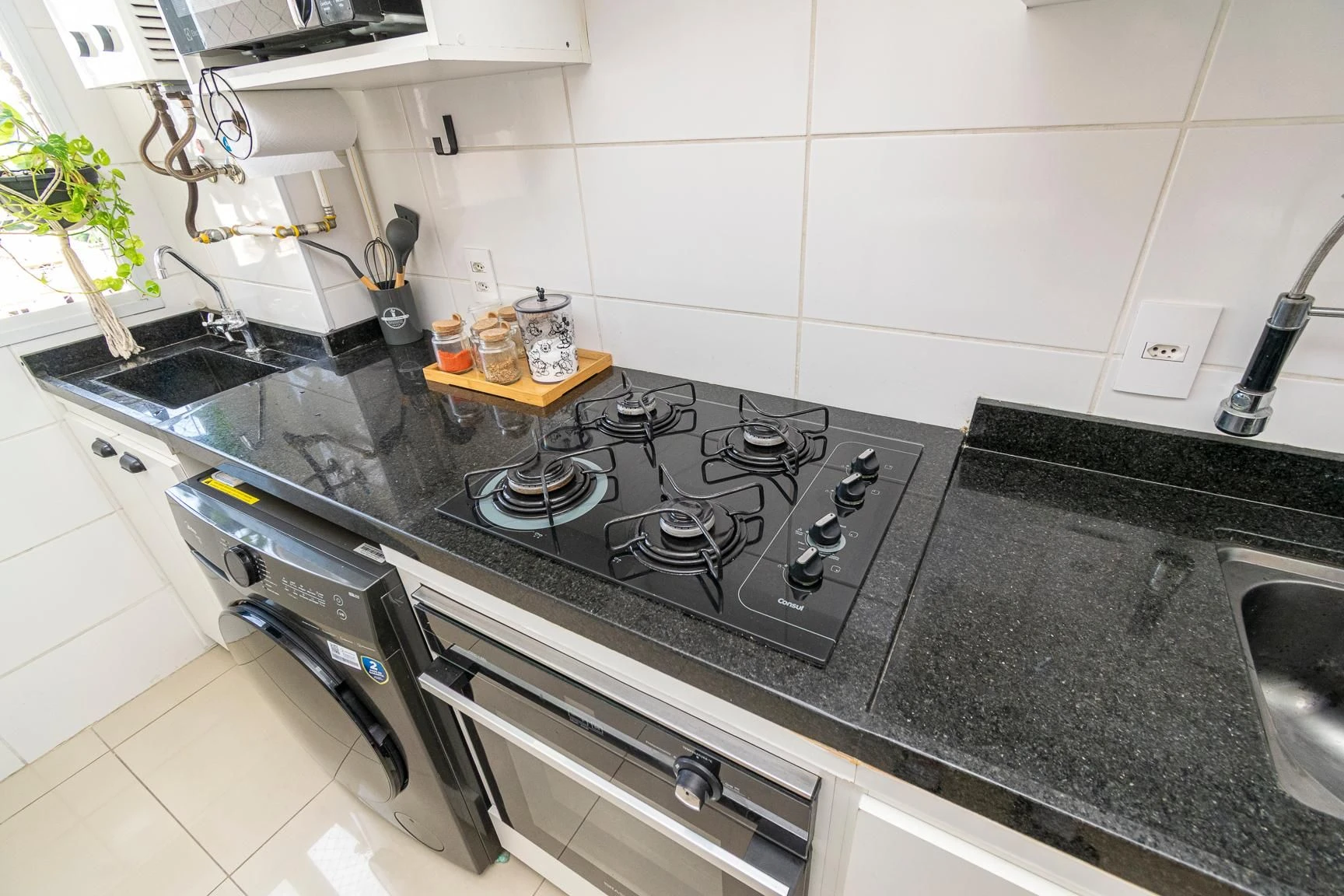 Furnished apartment, 35 m², with a washing machine — photo 14