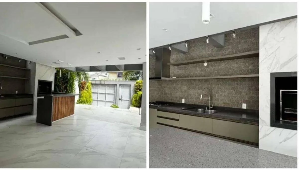 Balcony with a grill in a 3-bedroom house, 300 m² — photo 2