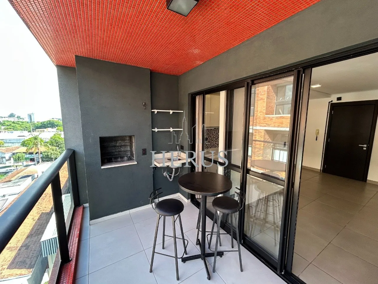 40 m² 1-bedroom apartment with balcony and private BBQ — photo 7