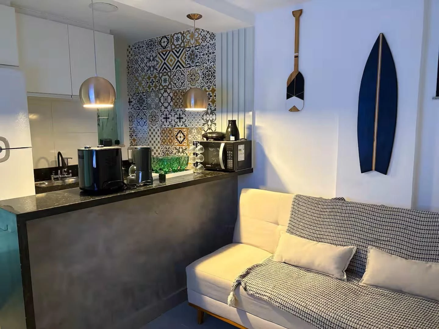 Apartamento mobiliado de 1 quarto com cozinha americana — photo 21
