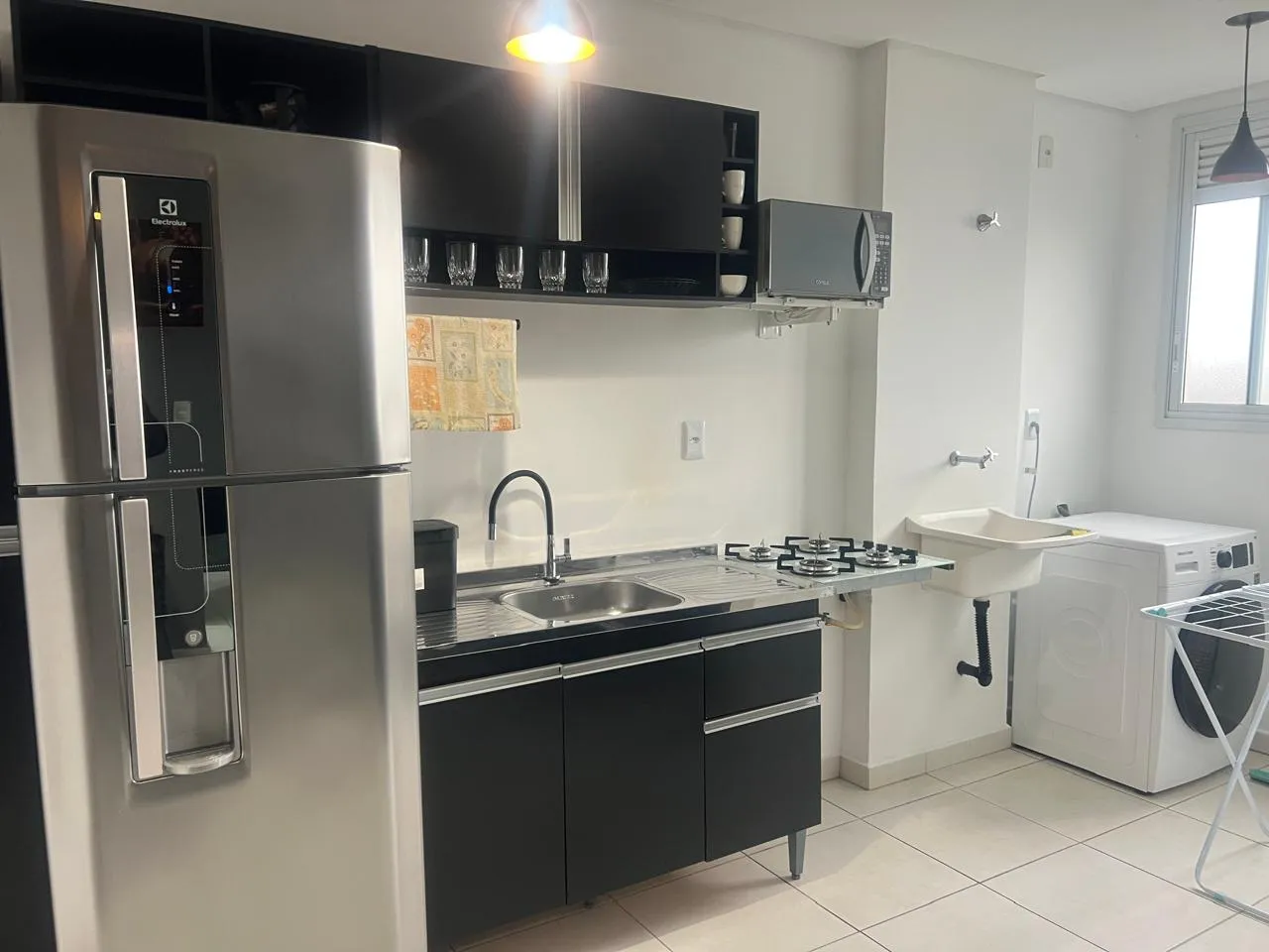 Furnished apartment, 60 m², with a washing machine — photo 2