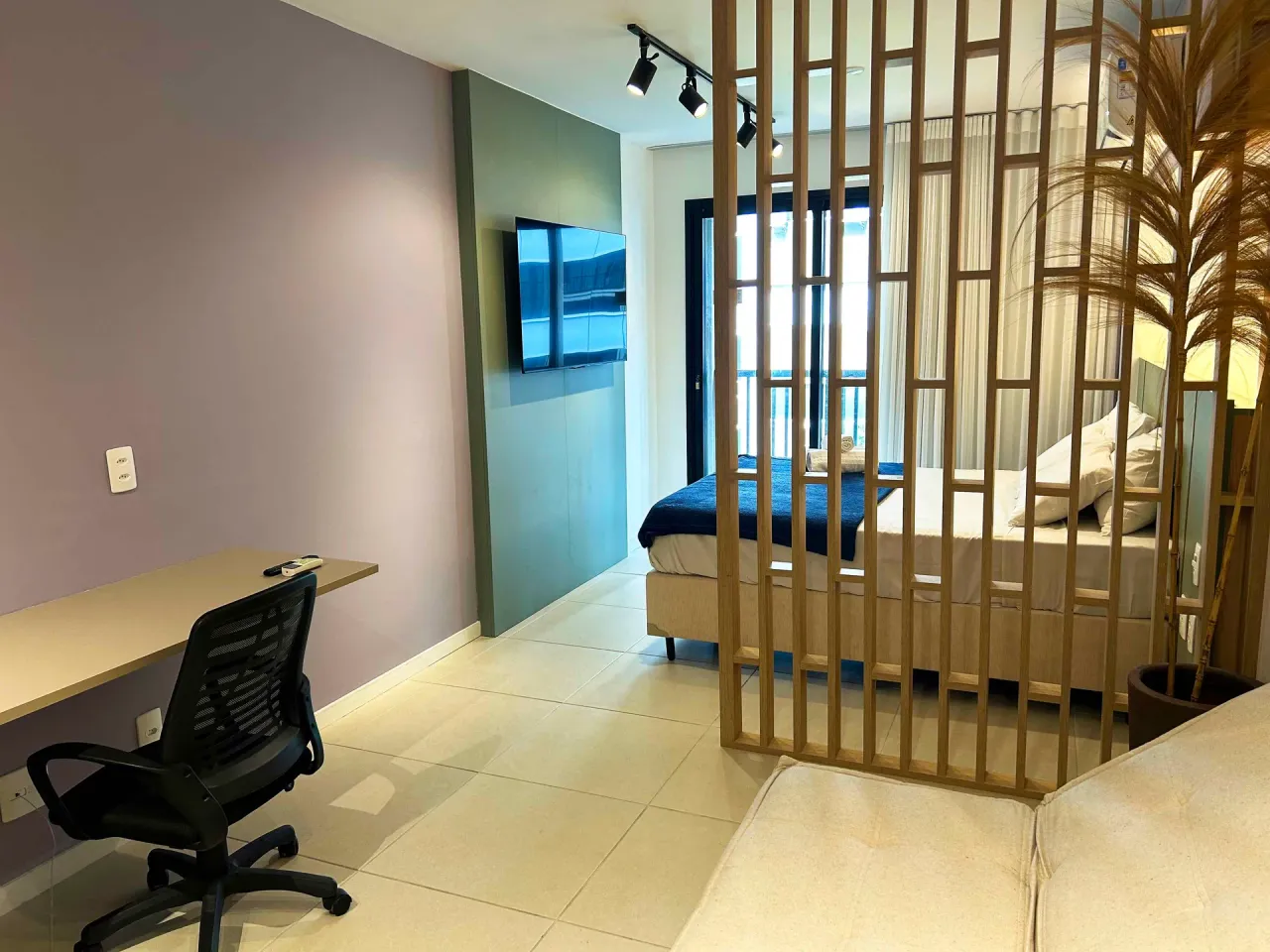 Apartamento mobiliado de 1 quarto e 1 banheiro com varanda — photo 7
