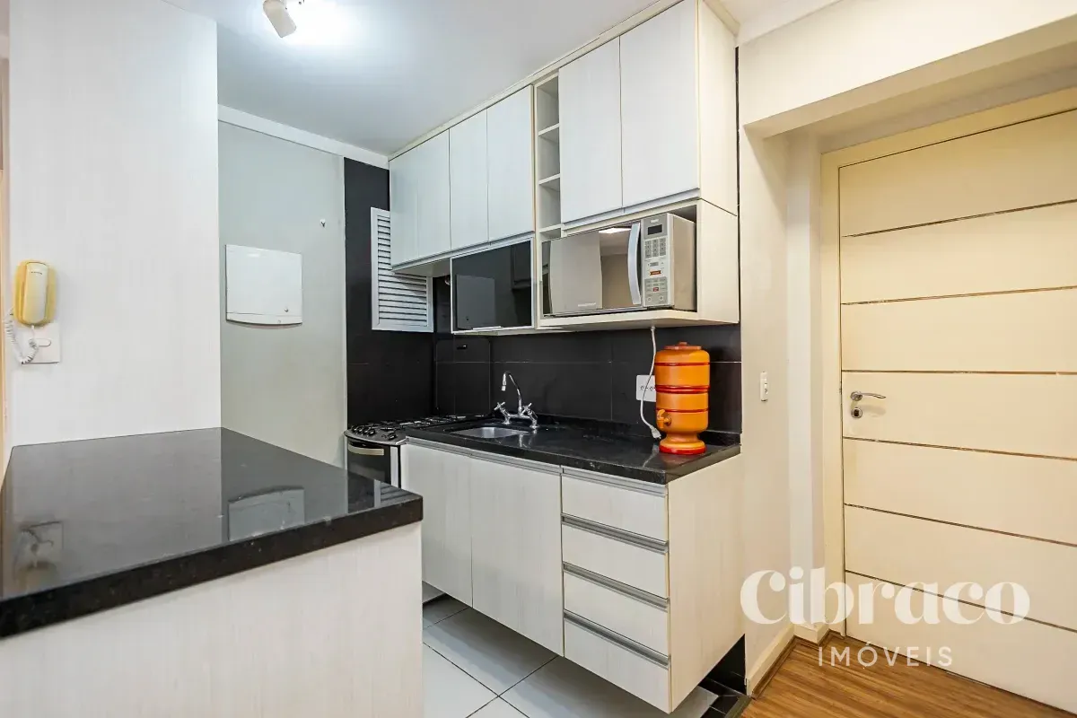 One-bedroom apartment with a washing machine in Curitiba — photo 9