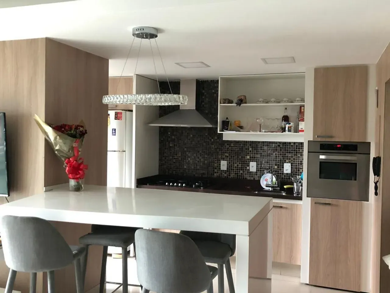 Apartamento mobiliado de 2 quartos em condomínio com sauna — photo 3