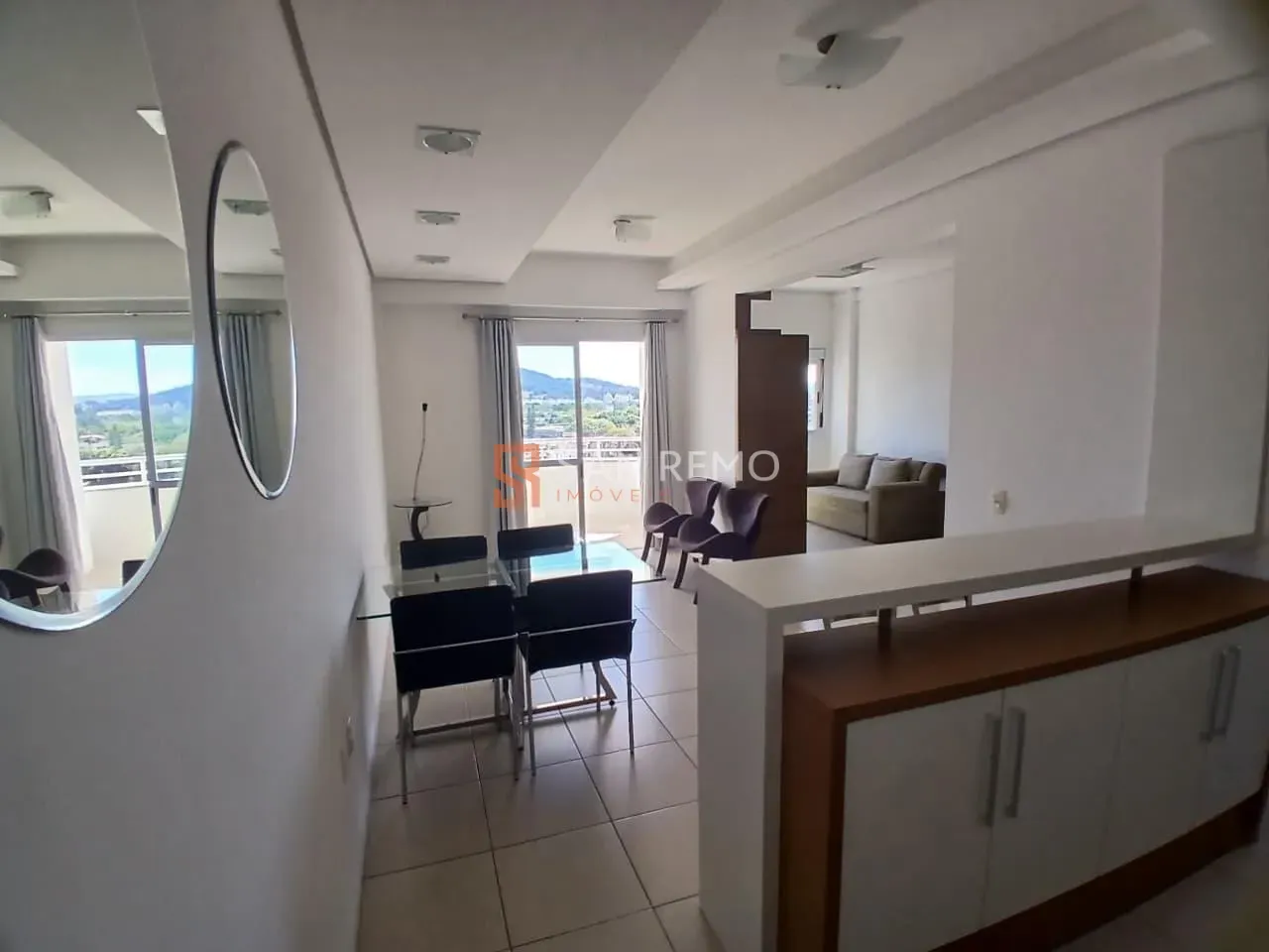92 m² furnished apartment with 1 suite and BBQ