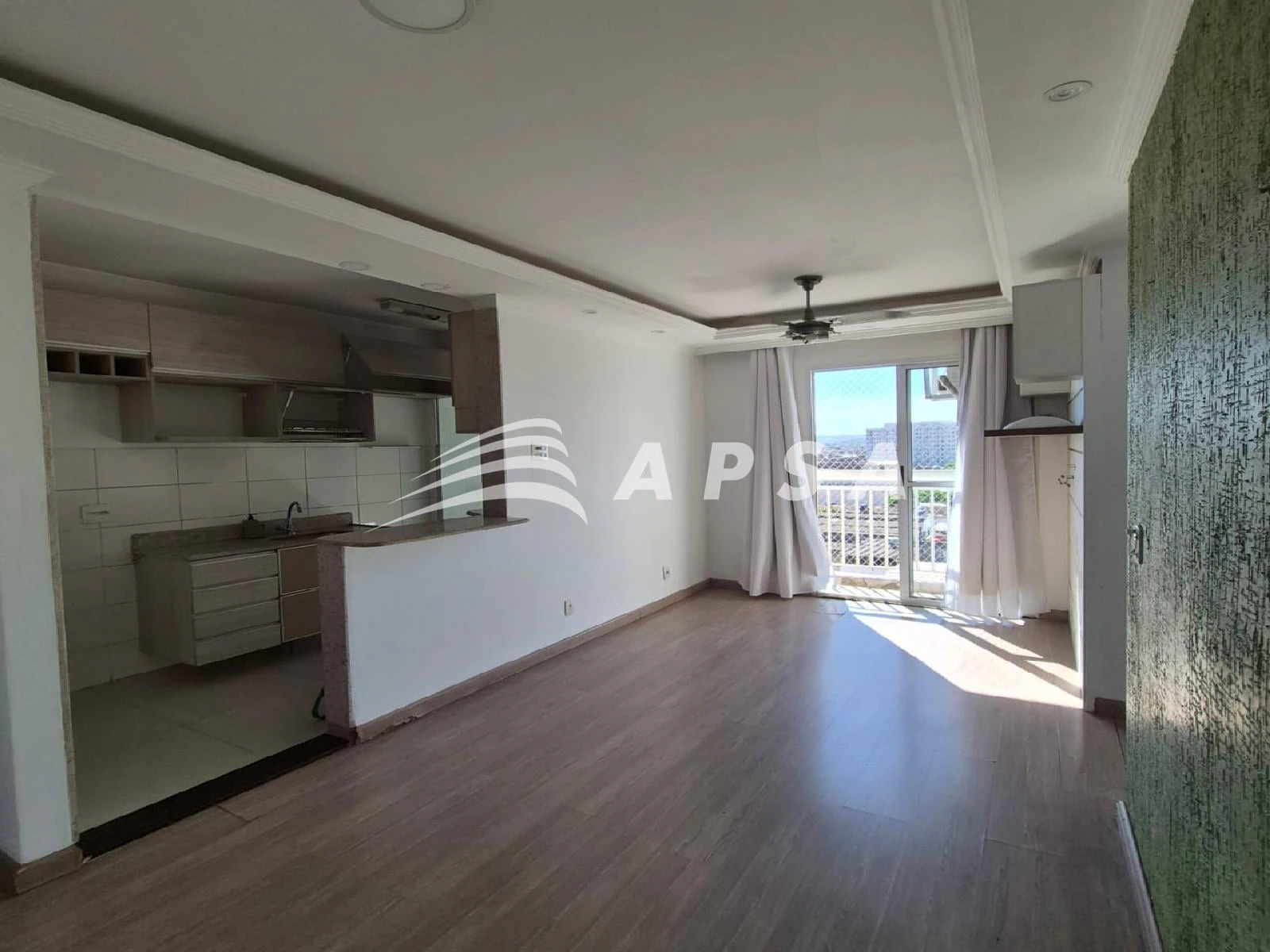 2-bedroom apartment in a building with a pool