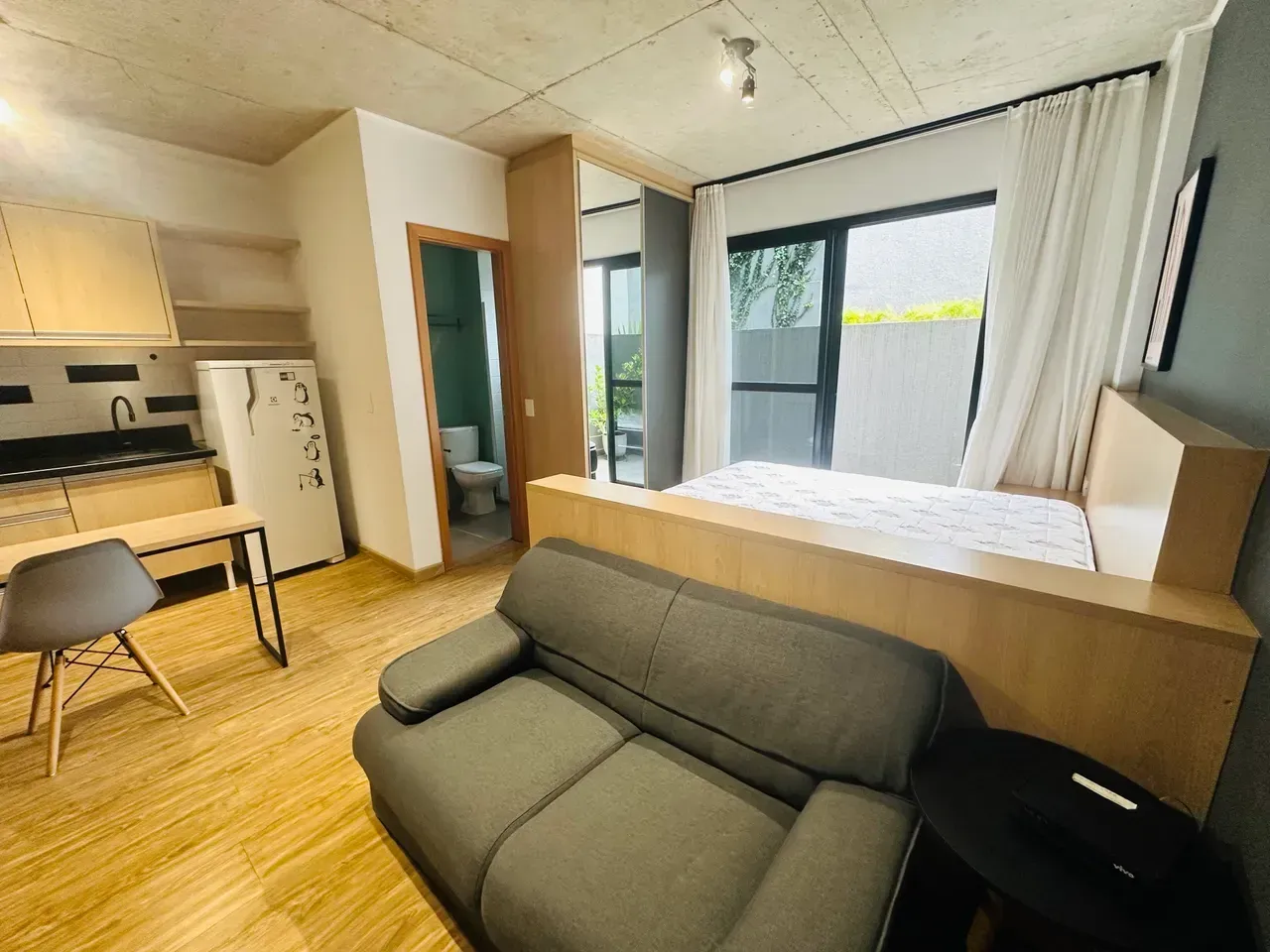 Estudio amueblado de 35 m² con balcón y 1 plaza — photo 6