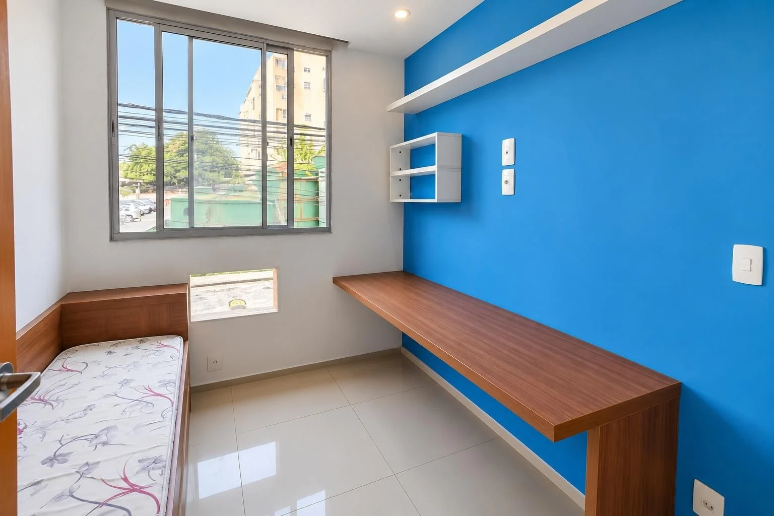 Departamento de 47 m² con espacio de home office y lavadora