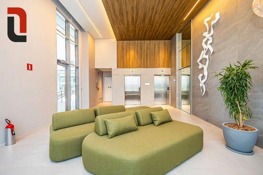 Estudio amueblado con 1 dormitorio y balcón con parrilla — photo 28