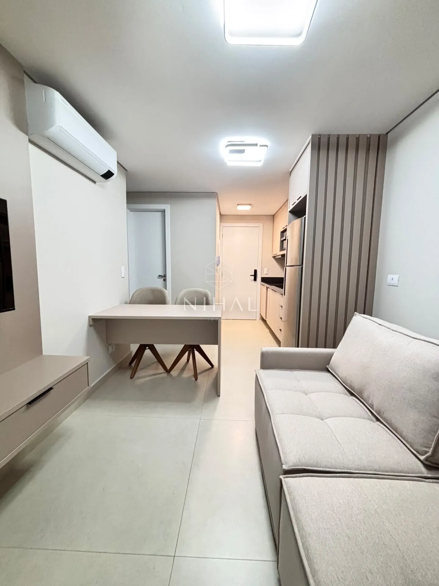 Furnished apartment, 45 m², with a washing machine