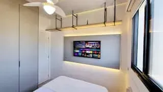 Furnished 34 m² apartment with balcony and 1 bedroom — photo 4