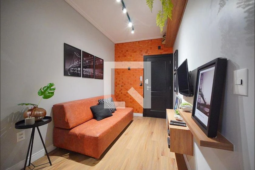 Furnished 25 m² apartment with 1 bedroom and 1 bathroom