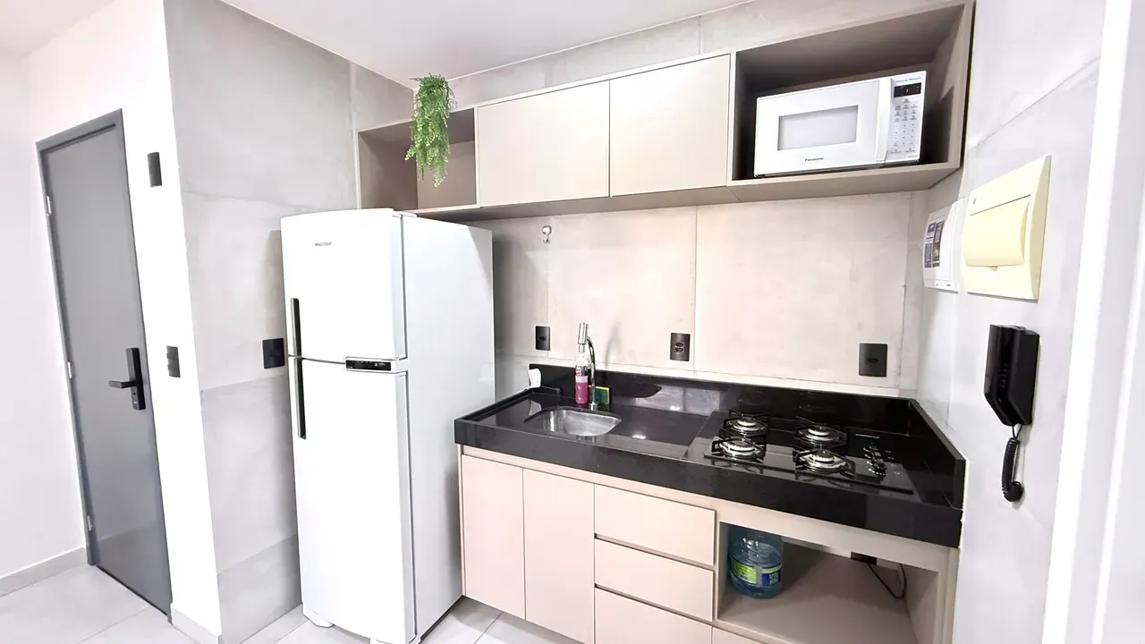 One-bedroom apartment with a washing machine in João Pessoa — photo 19
