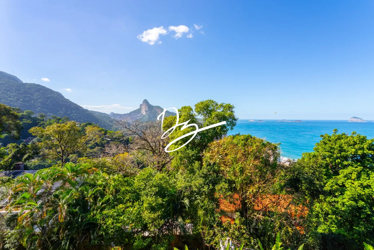 Casa de 5 quartos com vista para a água, São Conrado — photo 2