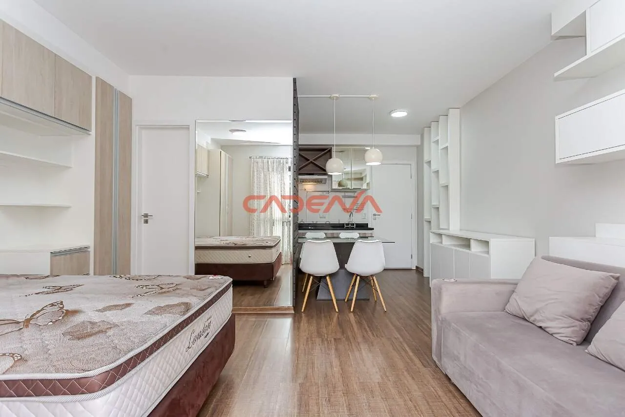 45 m² studio with 1 bedroom, 1 bathroom and balcony — photo 3