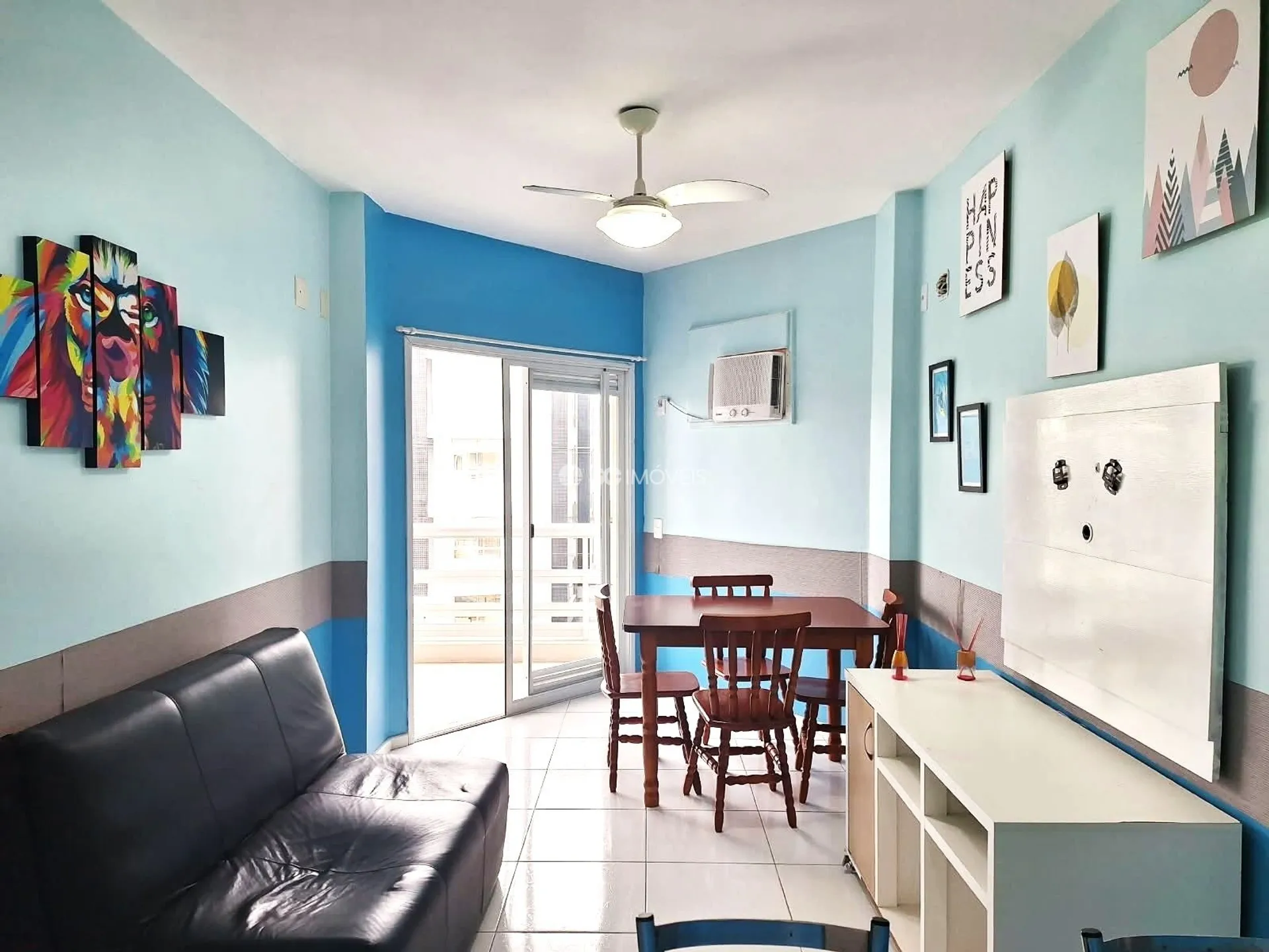 Меблированная квартира 55 м² с 1 спальней и балконом — photo 37