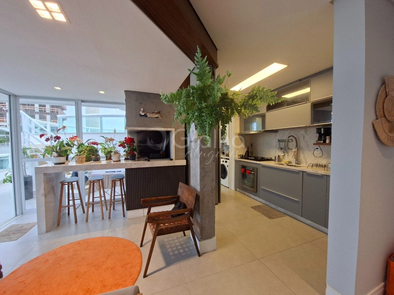 Floor-to-ceiling windows in a 3-bedroom apartment, 257 m² — photo 5