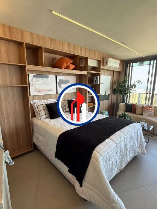 1-bedroom apartment with integrated kitchen and balcony — photo 3