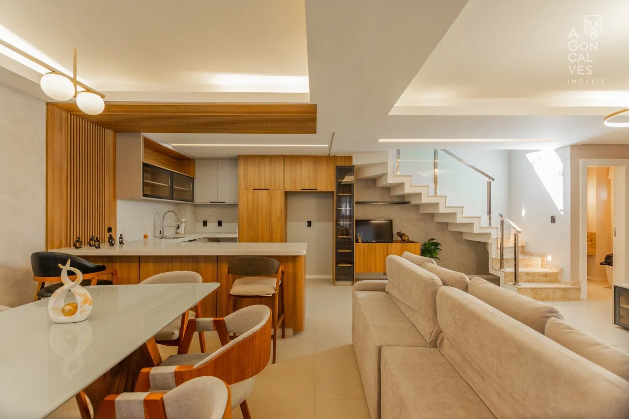 Casa em condomínio com 3 quartos e cozinha em plano aberto — photo 13