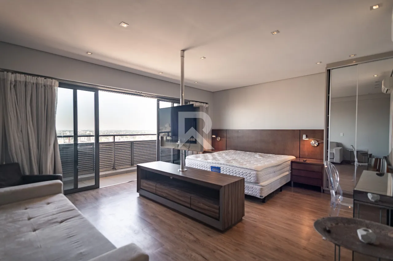 47 m² studio with integrated kitchen and balcony