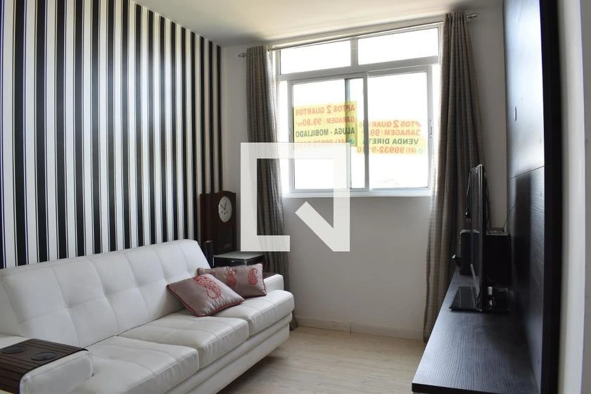 Furnished apartment with 2 bedrooms and open kitchen