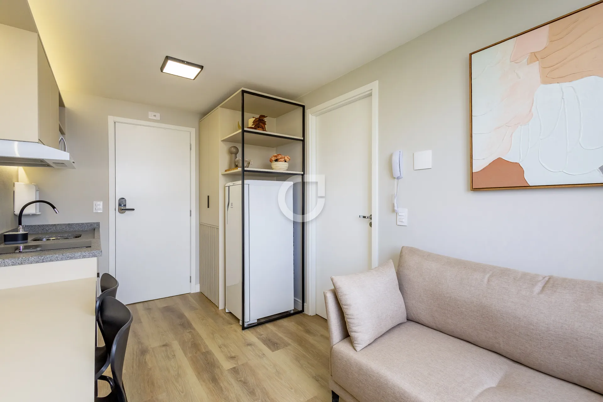 40 m² 1-bedroom apartment with en-suite and open kitchen — photo 13
