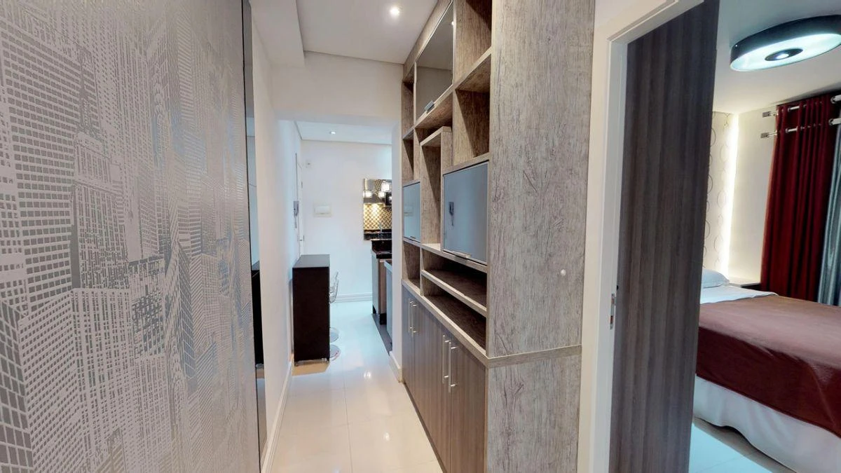 48 m² apartment with a home office and a washing machine — photo 32
