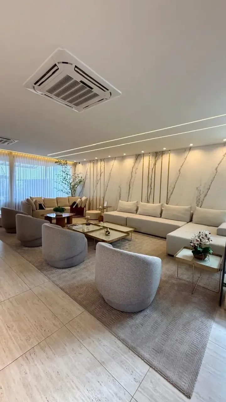 Furnished house with an open-plan kitchen