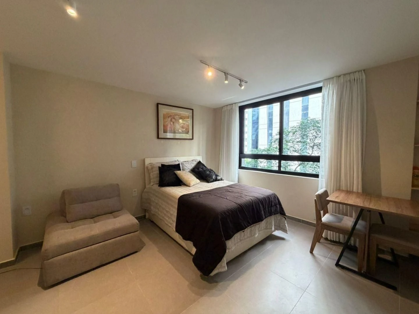 Jacuzzi y 1 dormitorio: departamento de 30 m² — photo 7