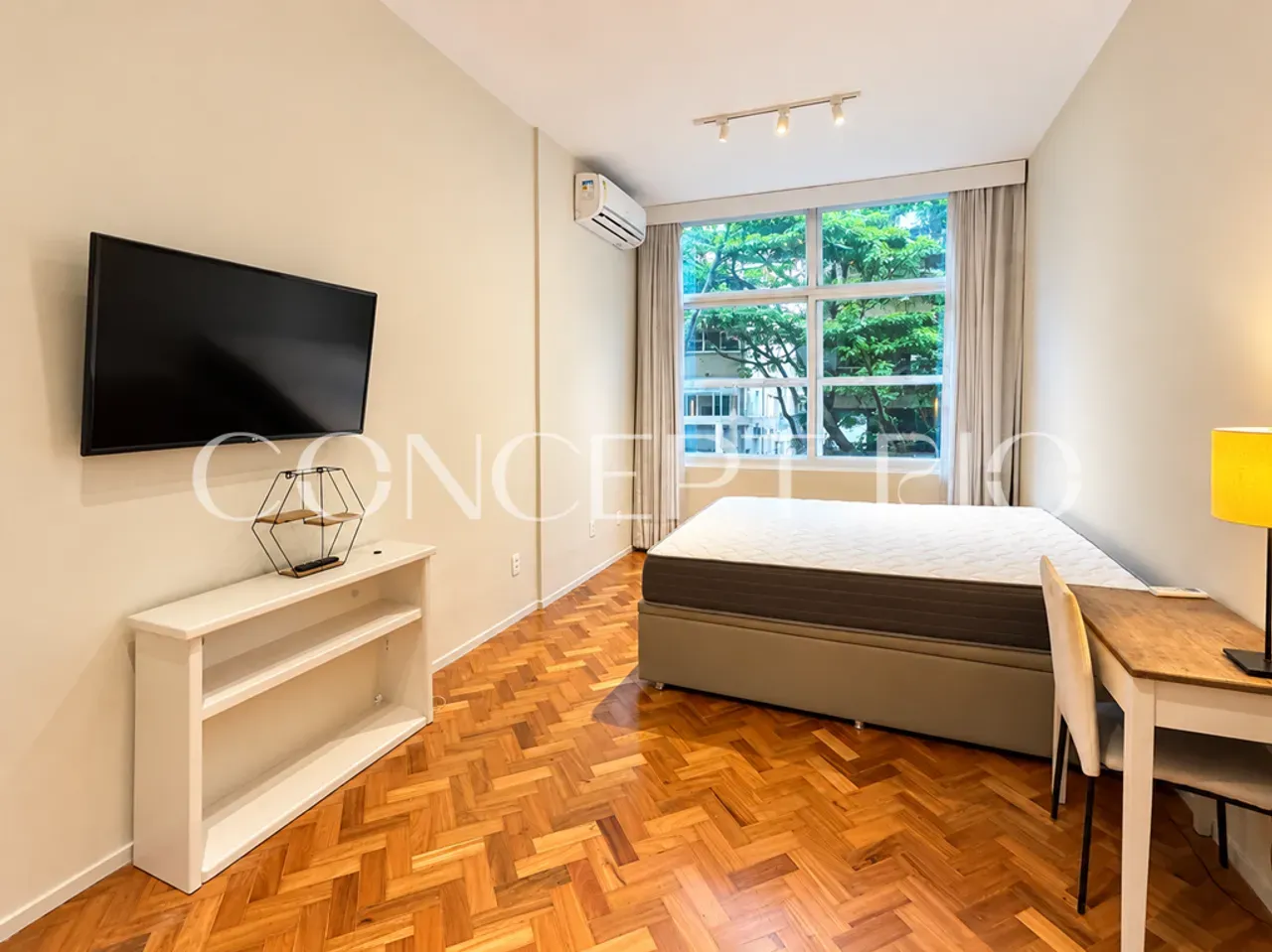 Departamento amueblado, 50 m², con espacio de home office