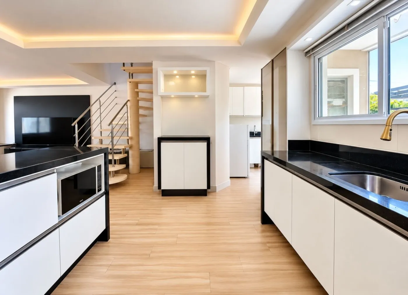 Floor-to-ceiling windows in a 3-bedroom house, 140 m² — photo 6