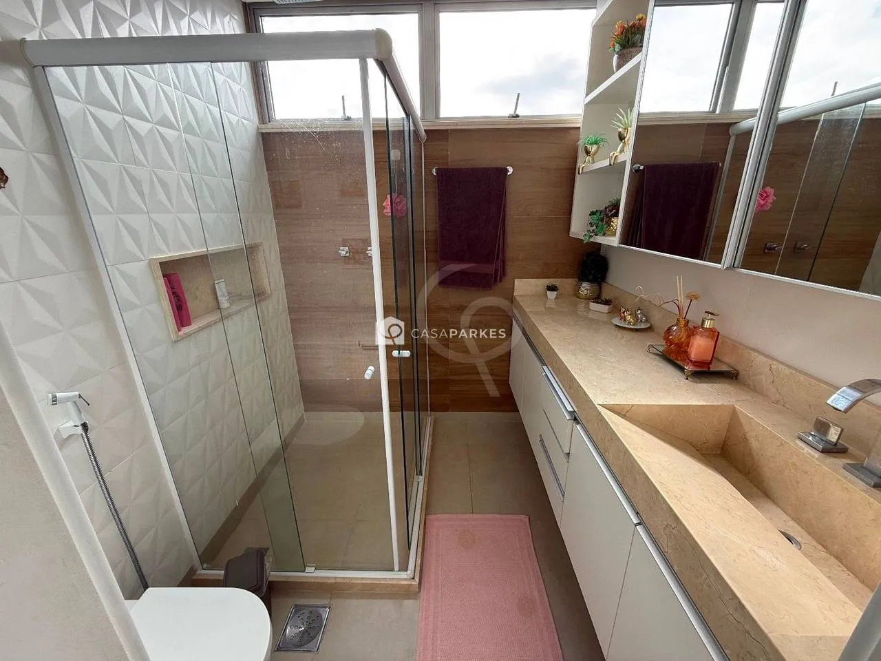 Furnished apartment, 125 m², with floor-to-ceiling windows — photo 6