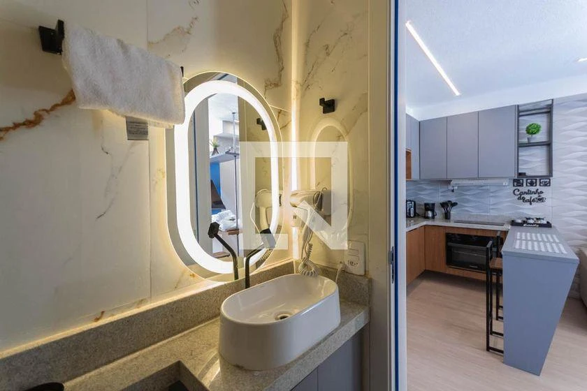 Apartamento mobiliado de 1 quarto com 30 m² e banheiro — photo 23