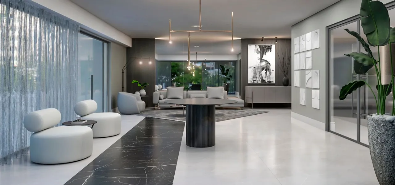 Apartment with 1 bedroom, 4 bathrooms and 2 parking spaces