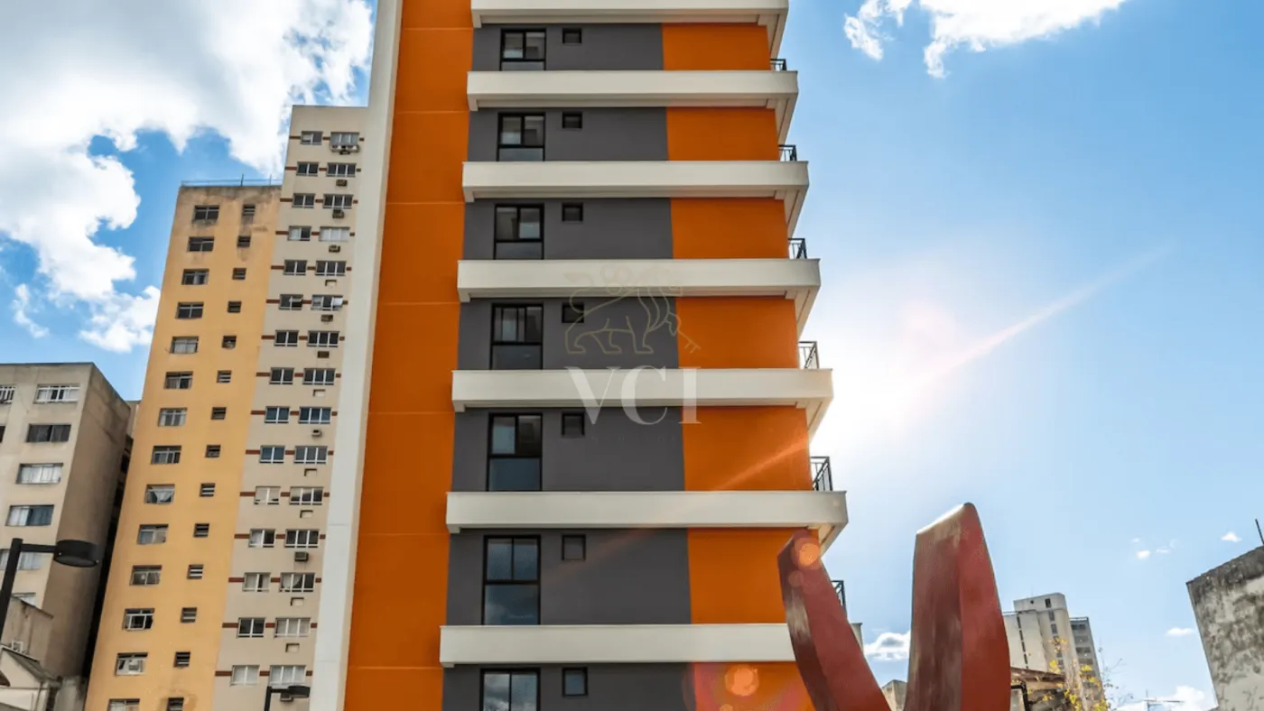Studio de 28 m² com cozinha americana e sacada de vidro — photo 14