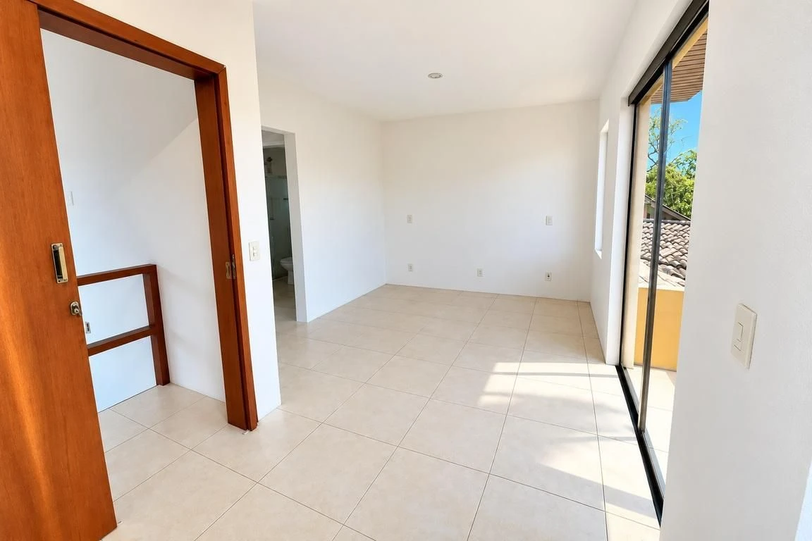 Balcony with a grill in a 2-bedroom house, 130 m² — photo 26