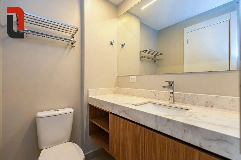 Estudio amueblado con 1 dormitorio y balcón con parrilla — photo 14