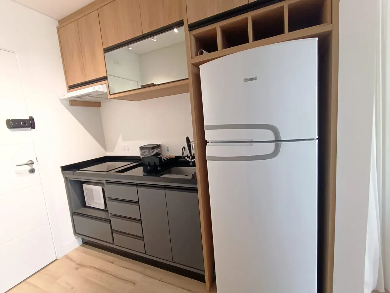 Apartamento amueblado de 30 m² con balcón en el 13º piso — photo 5