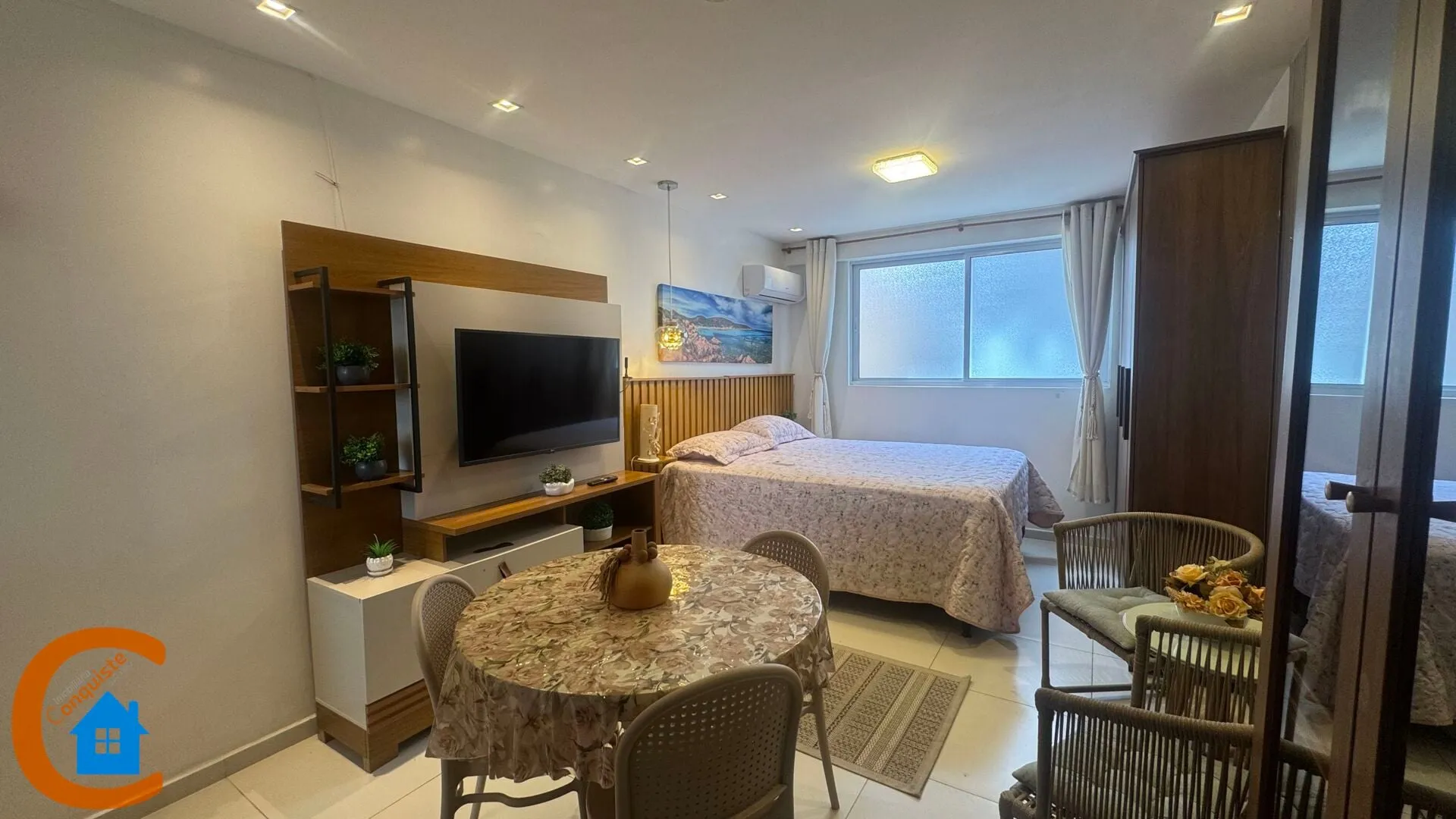 Furnished one-bedroom, 27 m² apartment in João Pessoa