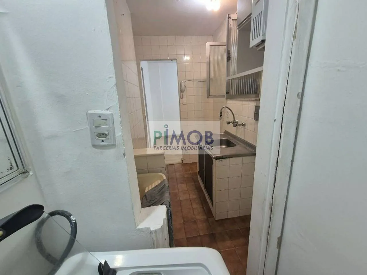 2 quartos e máquina de lavar: apartamento de 45 m²